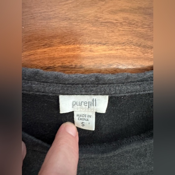 Pure Jill Sweatshirt Small Long Sleeve Pockets Tunic Casual kangaroo pocket - Picture 3 of 6